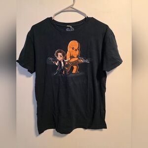 Black Graphic Star Wars Tshirt